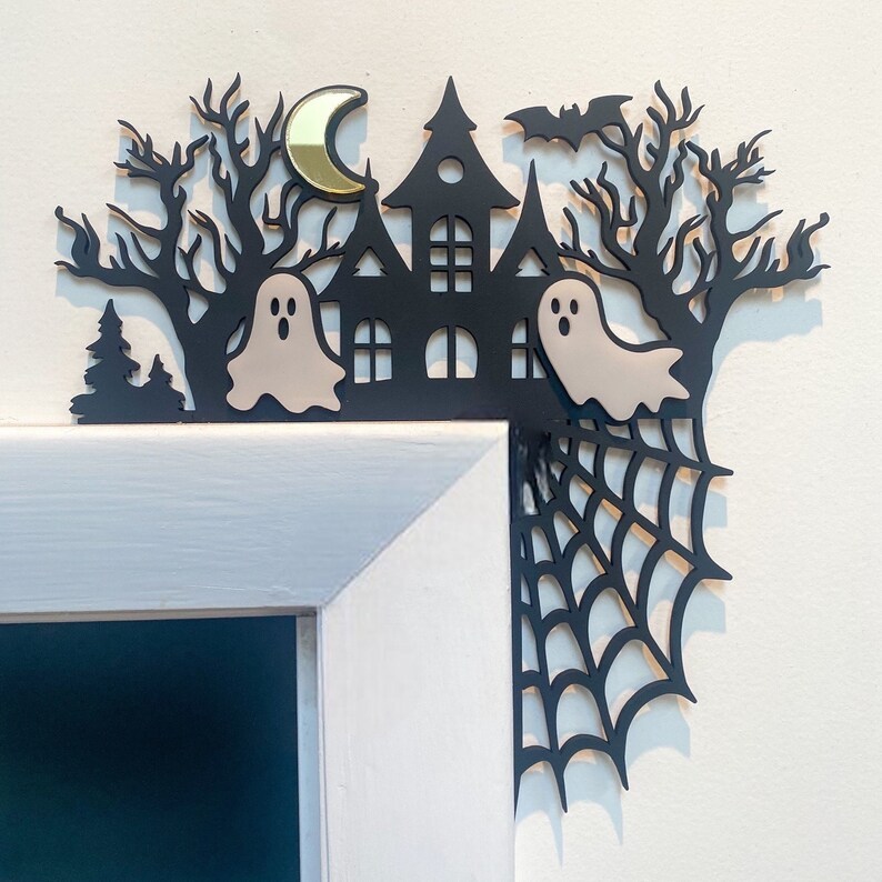 Halloween Door Corner Sign