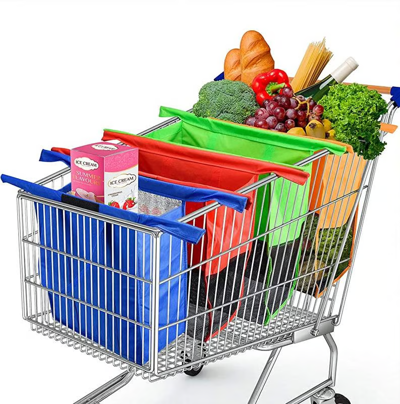 🔥Soon to Be Sold Out!!💝Buy 2 Get 2 Free🌎🌱 Reusable Trolley Bags for Shopping Cart