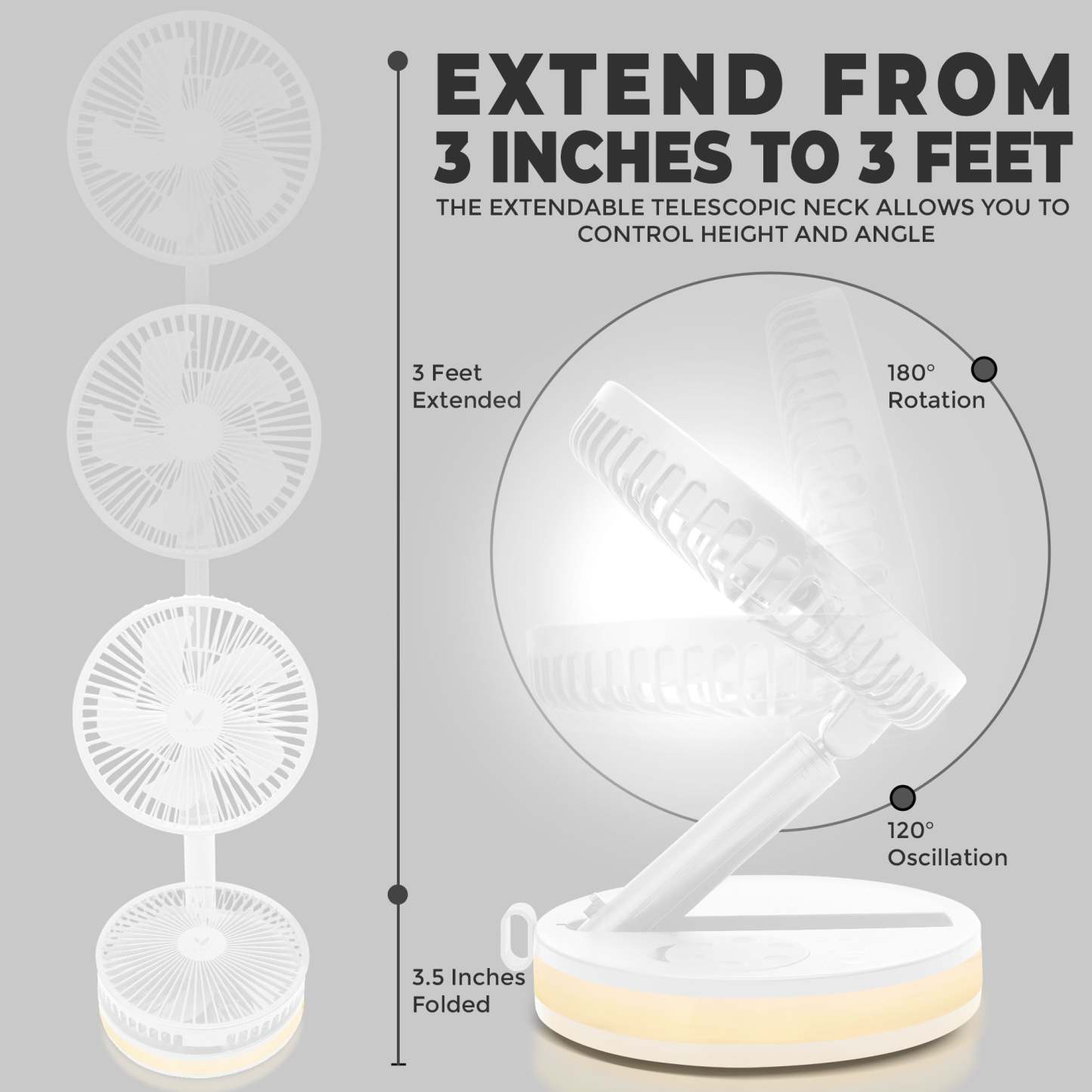 🔥HOT SALE NOW!!!💝Buy 2 Get 2 Free ✨Oscillating Fan with Remote Control