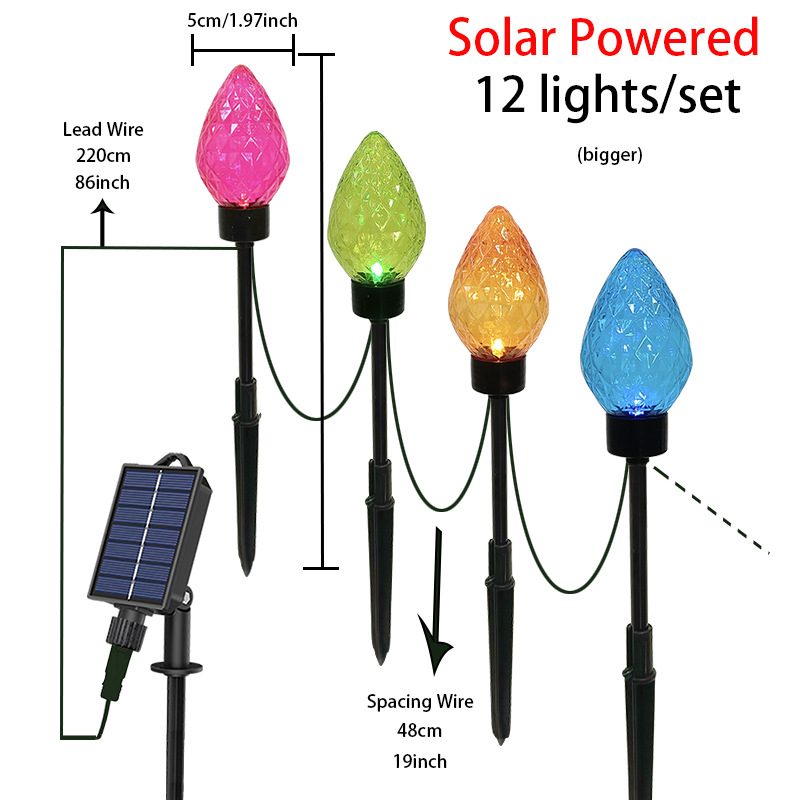 ✨Solar Garden LED Strawberry Field Light🍓