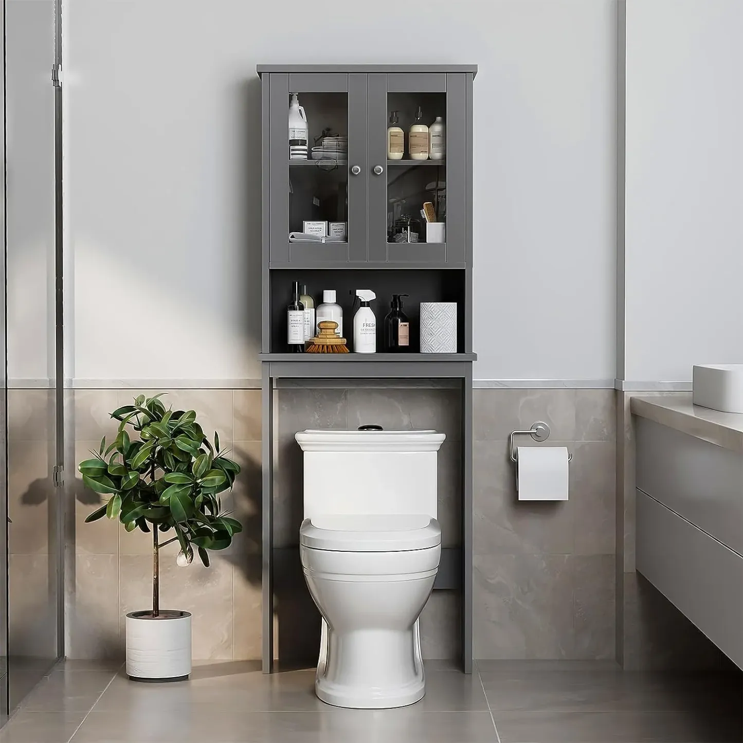 💝Last day of clearance!!💝Over Toilet Storage Cabinet