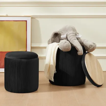 💝𝗧𝗼𝗱𝗮𝘆'𝘀 𝗦𝗽𝗲𝗰𝗶𝗮𝗹𝘀💝Buy 2 Get 2 Free🔥2PC Round Velvet Ottoman