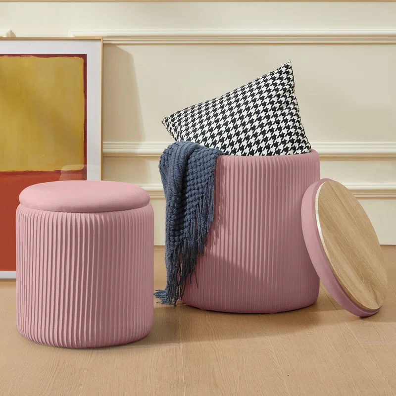 💝𝗧𝗼𝗱𝗮𝘆'𝘀 𝗦𝗽𝗲𝗰𝗶𝗮𝗹𝘀💝Buy 2 Get 2 Free🔥2PC Round Velvet Ottoman