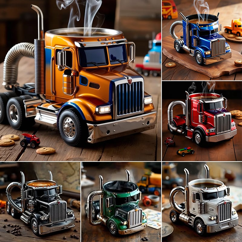 🚗Handcrafted Truck Coffee Mug☕