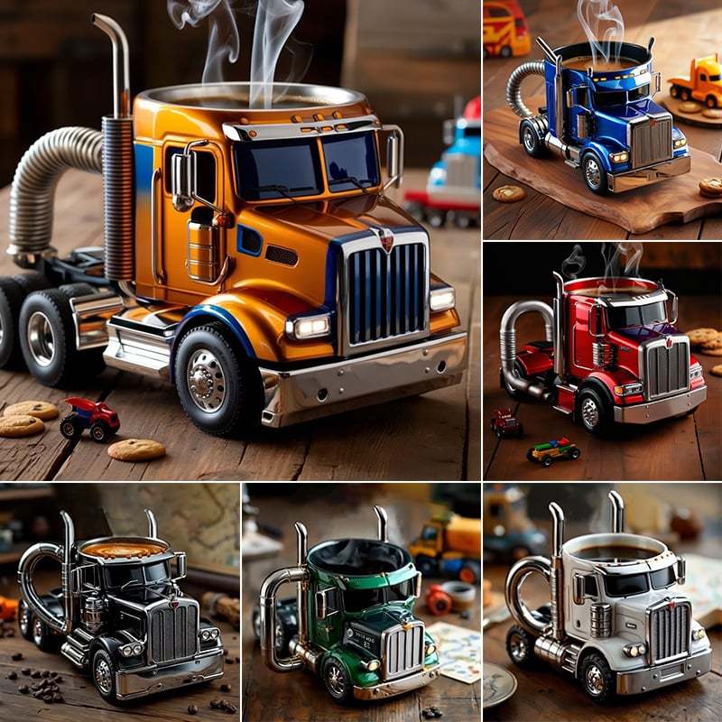 🚗Handcrafted Truck Coffee Mug☕