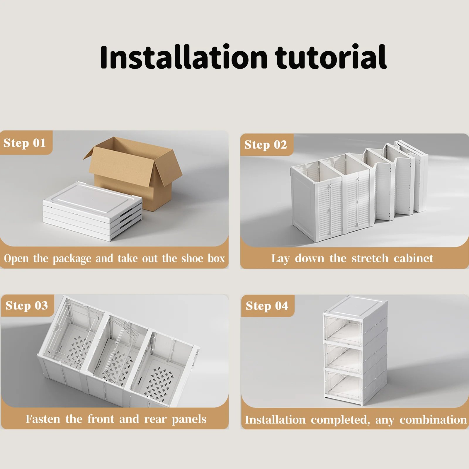 🔥Soon to Be Sold Out!!💝Buy 2 Get 2 Free💥Multi-Layer Collapsible Shoes Storage Box