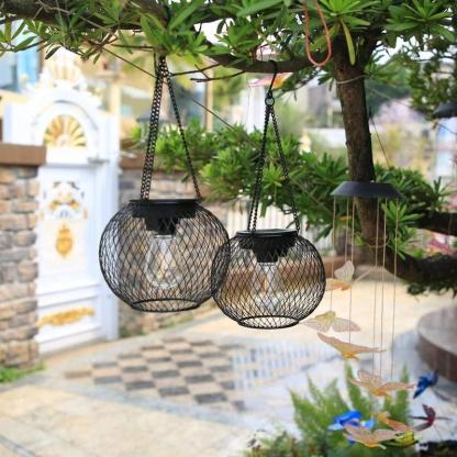 🔥Soon to be sold out!!💝Buy 2 Get 2 Free🏡Outdoor Solar Hanging Light (2 Pcs)