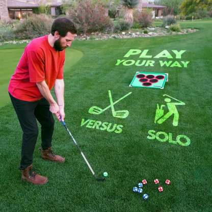 💝Limited Time Offer✨Buy 2 Get 2 Free⛳Golf Pong Game Set | Indoor & Outdoor Golf Beer Pong