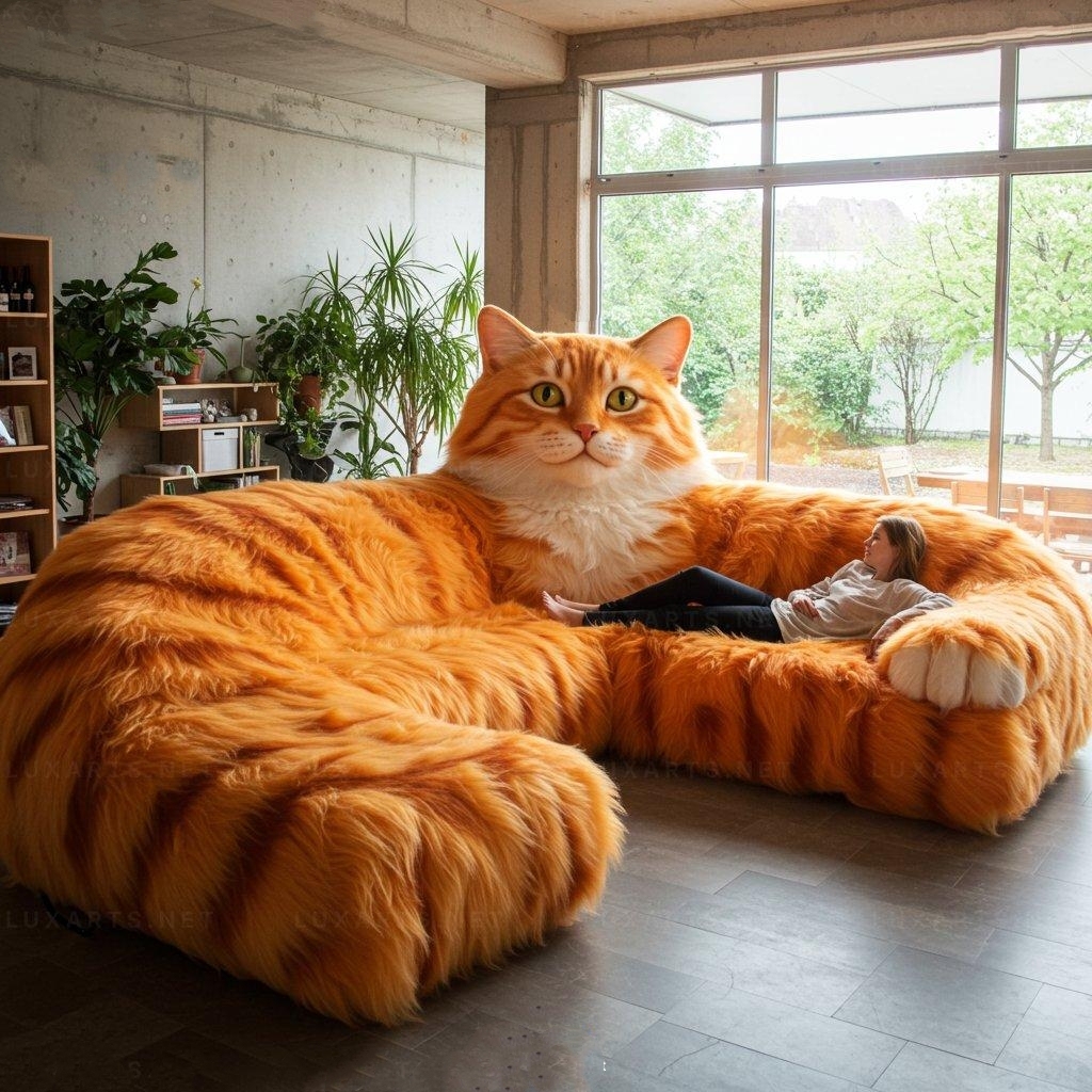 🐱Cat Shaped Sectional Sofas – 💕Unique & Stylish Seating for Cat Love