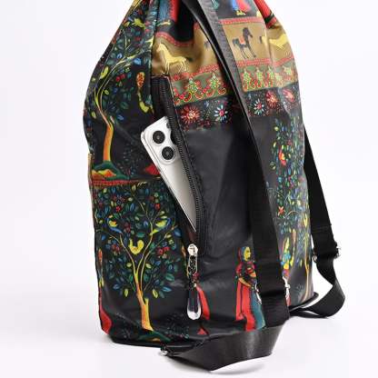 🔥Drawstring Foldable Large Capacity Travel Sports Backpack