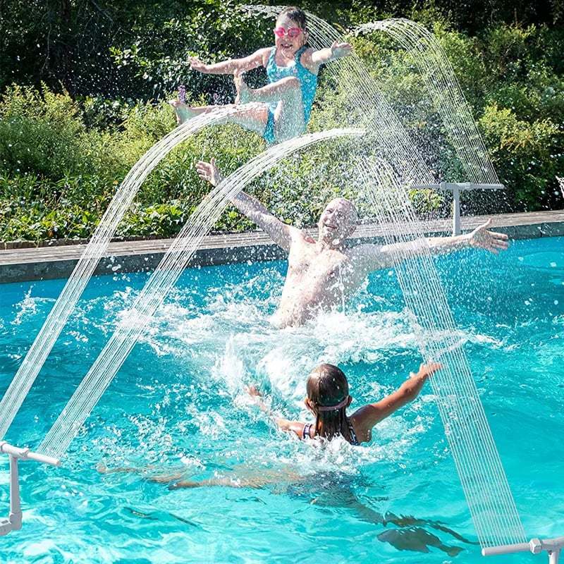 💝𝗧𝗼𝗱𝗮𝘆'𝘀 𝗦𝗽𝗲𝗰𝗶𝗮𝗹𝘀💝Buy 2 Get 2 Free✨Solar Pool Fountain with Lights Dual Arc