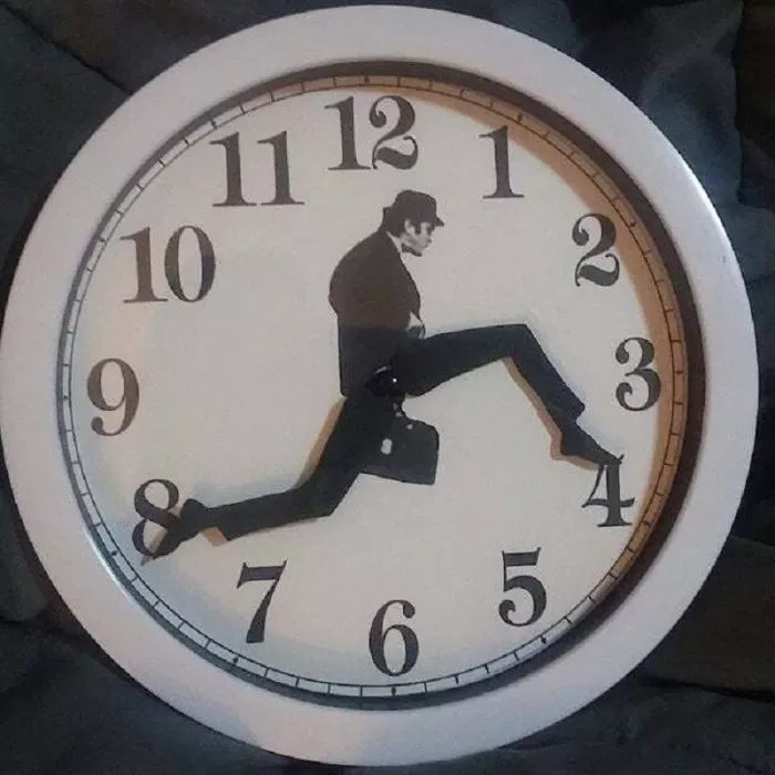 Hot Sale - Silly Walk Wall Clock