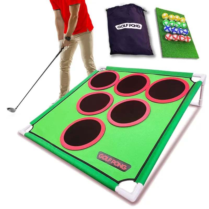 💝Limited Time Offer✨Buy 2 Get 2 Free⛳Golf Pong Game Set | Indoor & Outdoor Golf Beer Pong