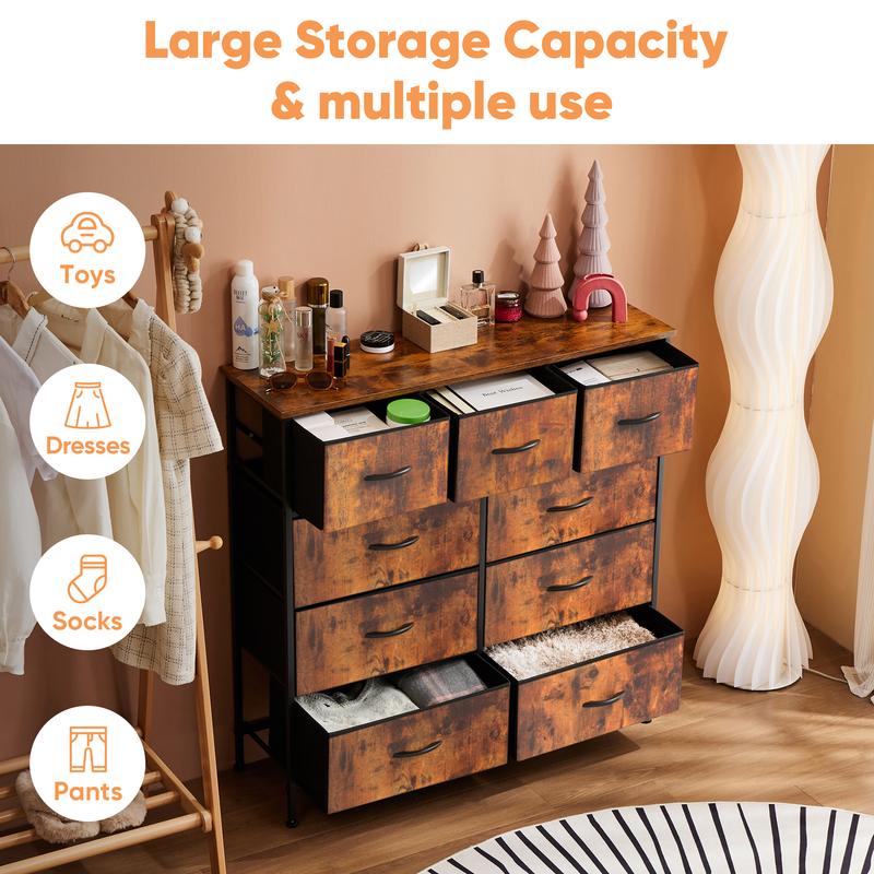 💝Last Day For Clearance💝Buy 2 Get 2 Free✨Cupboards Cabinets Dresser - with 9 Drawers