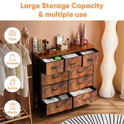 💝Last Day For Clearance💝Buy 2 Get 2 Free✨Cupboards Cabinets Dresser - with 9 Drawers