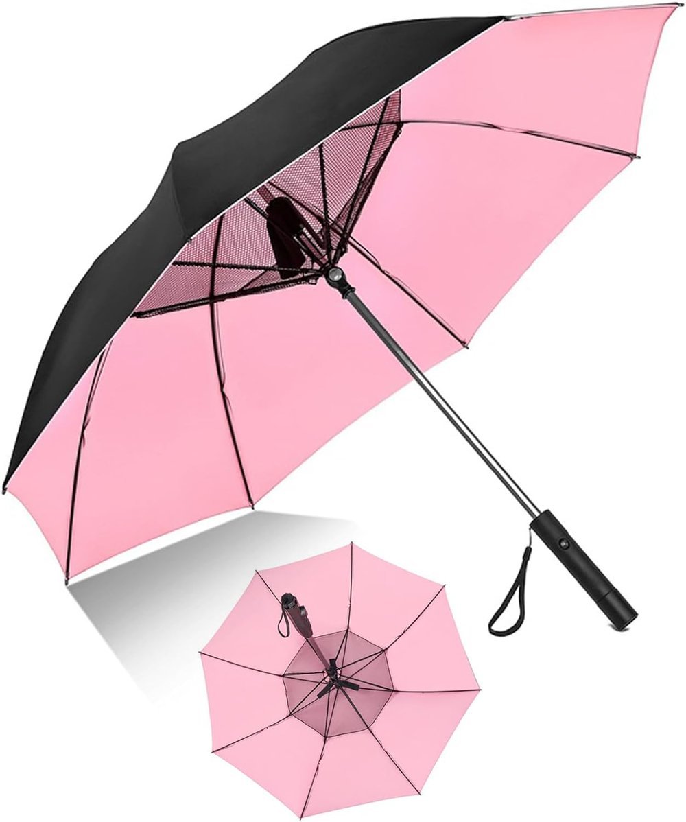 🔥Summer Hot Sale!!💝Buy 2 Get 2 Free ☂️3 In 1 Umbrella With Fan