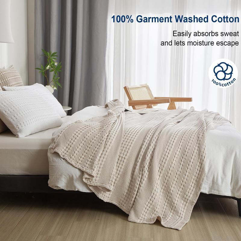 💝𝗧𝗼𝗱𝗮𝘆'𝘀 𝗦𝗽𝗲𝗰𝗶𝗮𝗹𝘀💝Buy 2 Get 2 Free✨PHF 100% Cotton Waffle Blanket