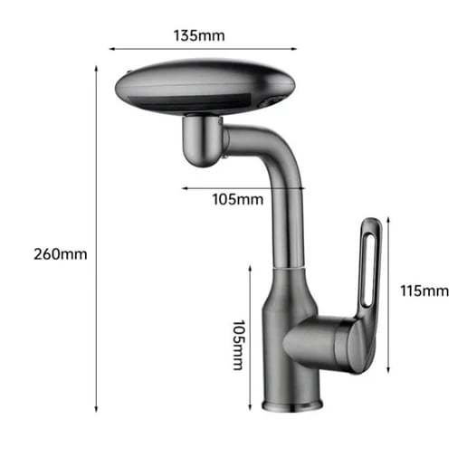 💝𝗧𝗼𝗱𝗮𝘆'𝘀 𝗦𝗽𝗲𝗰𝗶𝗮𝗹𝘀💝Buy 2 Get 2 Free💧4 Modes Splash Proof Rotatable Rotary Faucet