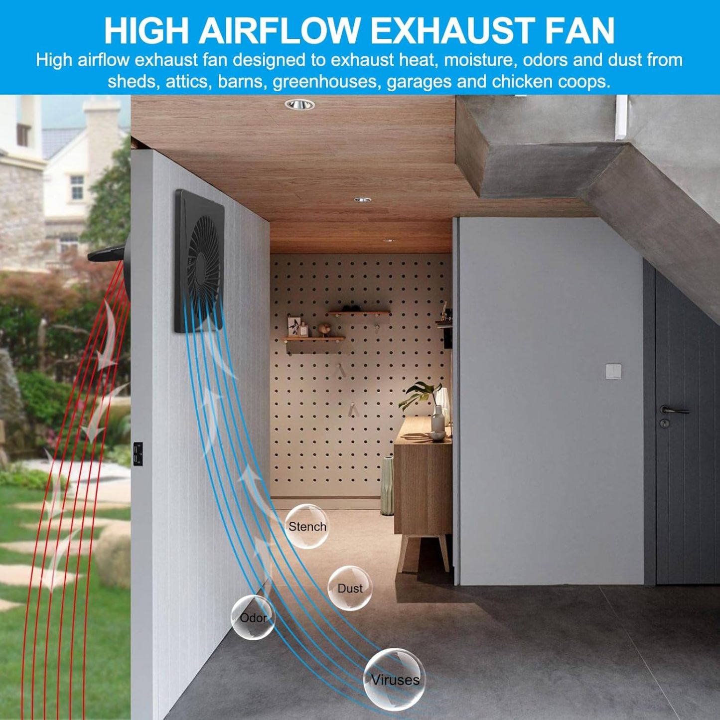 💝𝗧𝗼𝗱𝗮𝘆'𝘀 𝗦𝗽𝗲𝗰𝗶𝗮𝗹𝘀💝Buy 2 Get 2 Free🌀Solar fan 25 W/12 V + 8 inches
