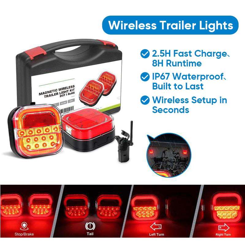 💝𝗧𝗼𝗱𝗮𝘆'𝘀 𝗦𝗽𝗲𝗰𝗶𝗮𝗹𝘀💝Buy 2 Get 2 Free⚡Wireless Trailer Lights