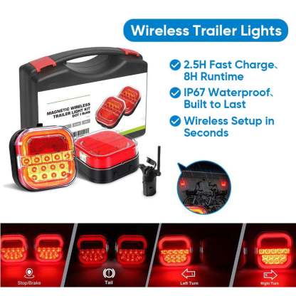 💝𝗧𝗼𝗱𝗮𝘆'𝘀 𝗦𝗽𝗲𝗰𝗶𝗮𝗹𝘀💝Buy 2 Get 2 Free⚡Wireless Trailer Lights