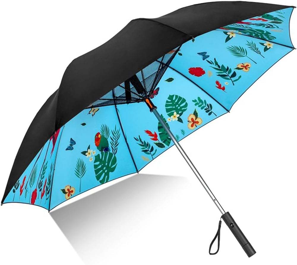 🔥Summer Hot Sale!!💝Buy 2 Get 2 Free ☂️3 In 1 Umbrella With Fan