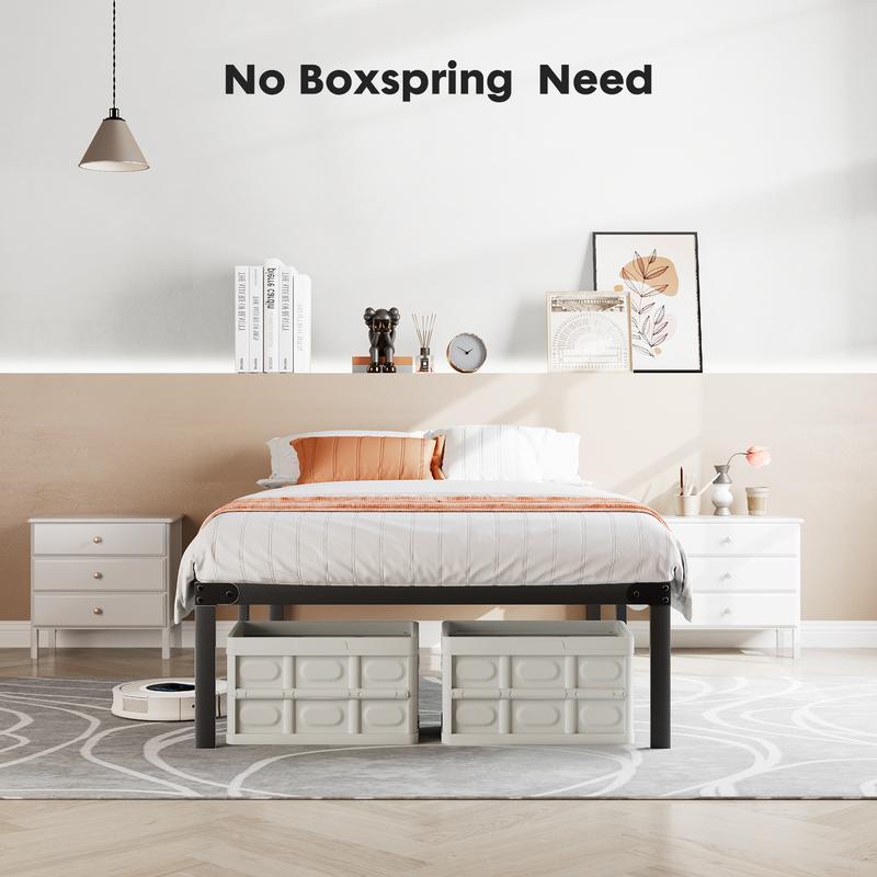 💝Last day of clearance $21.99!!🔥Heavy Duty Metal Platform Bed Frames