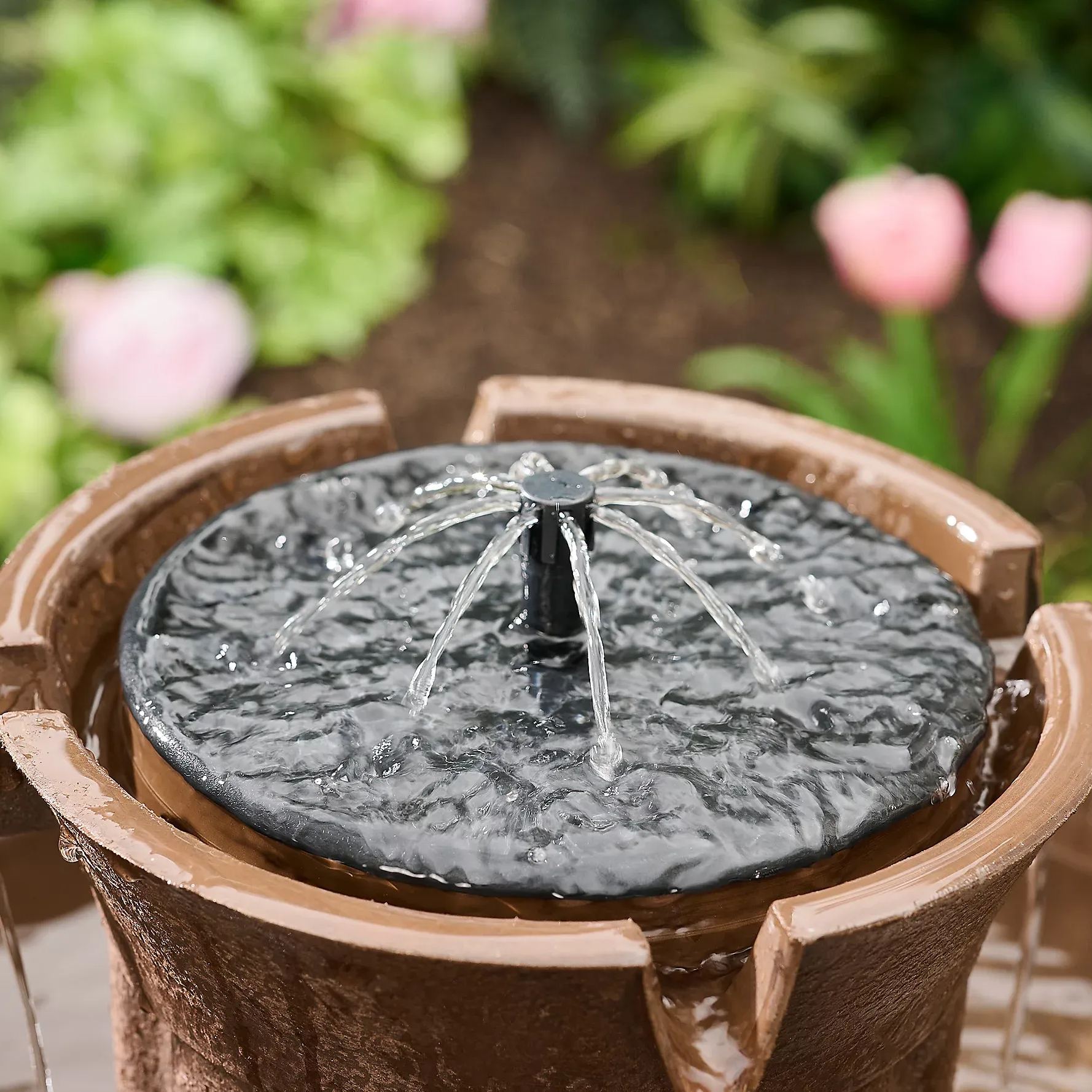 💝𝗧𝗼𝗱𝗮𝘆'𝘀 𝗦𝗽𝗲𝗰𝗶𝗮𝗹𝘀💝Bernini Bari 5-in-1 Cordless Fluted Fountain with Timer