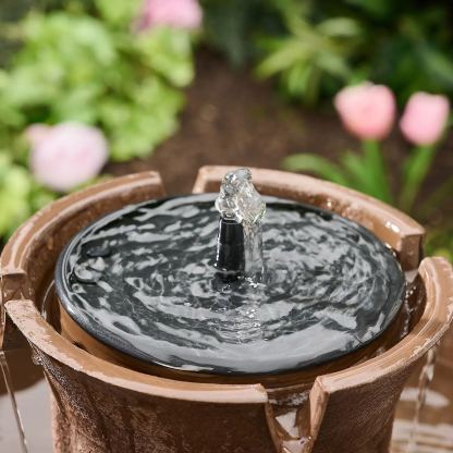 💝𝗧𝗼𝗱𝗮𝘆'𝘀 𝗦𝗽𝗲𝗰𝗶𝗮𝗹𝘀💝Bernini Bari 5-in-1 Cordless Fluted Fountain with Timer