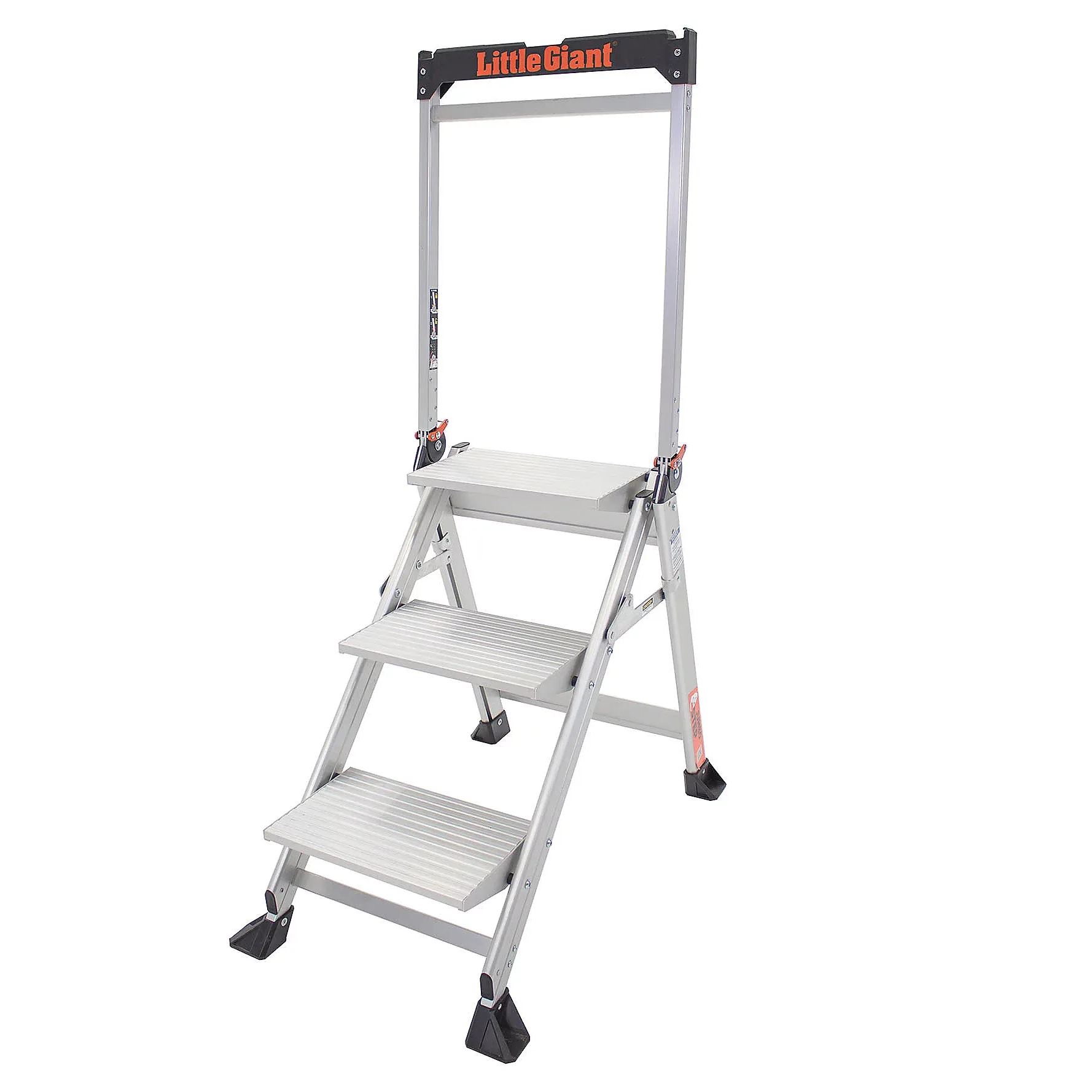 💝𝗧𝗼𝗱𝗮𝘆'𝘀 𝗦𝗽𝗲𝗰𝗶𝗮𝗹𝘀💝Buy 2 Get 2 Free💥Jumbo Step 2/3-Step Aluminum Step Stool with Safety Bar