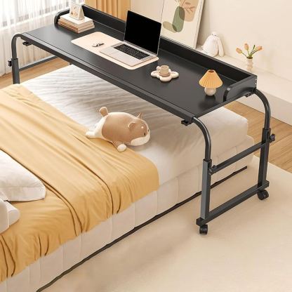 💝Last day of clearance!!💝Height Adjustable Overbed Table with Wheels