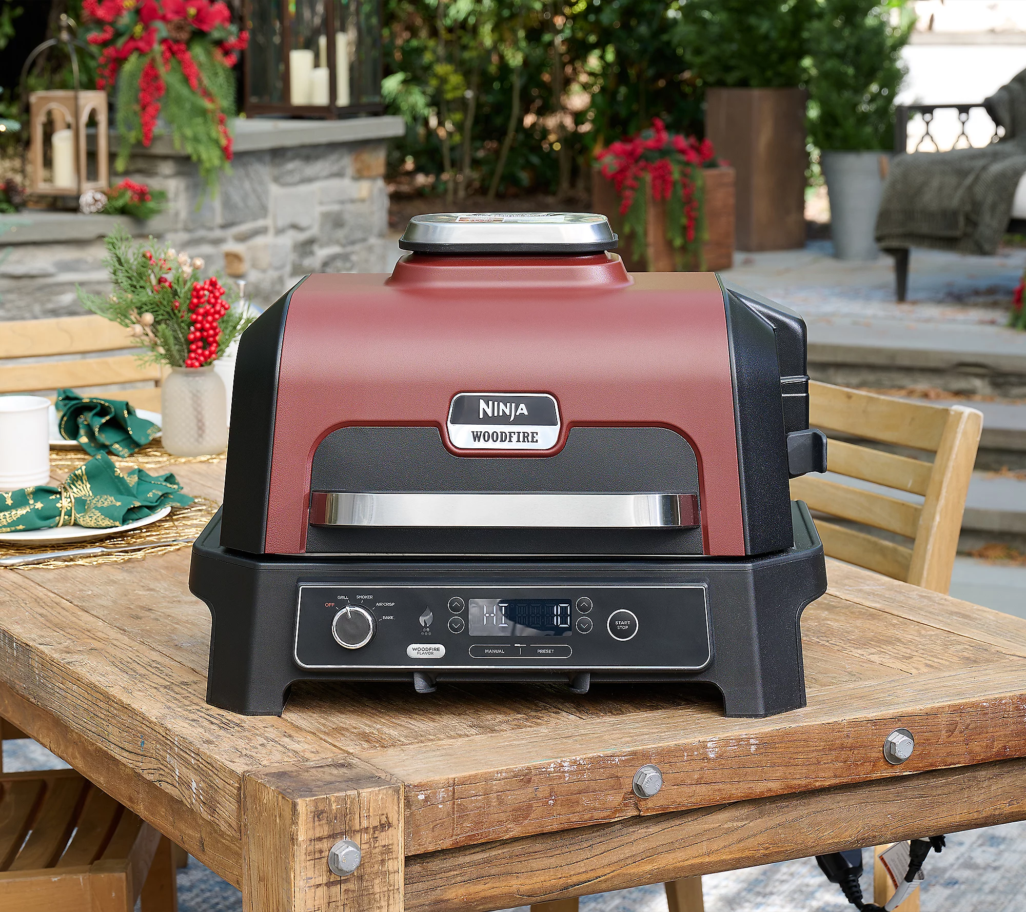 💥Clearance Sale✨Woodfire Pro XL Outdoor Electric Smoker & AirFry Gril