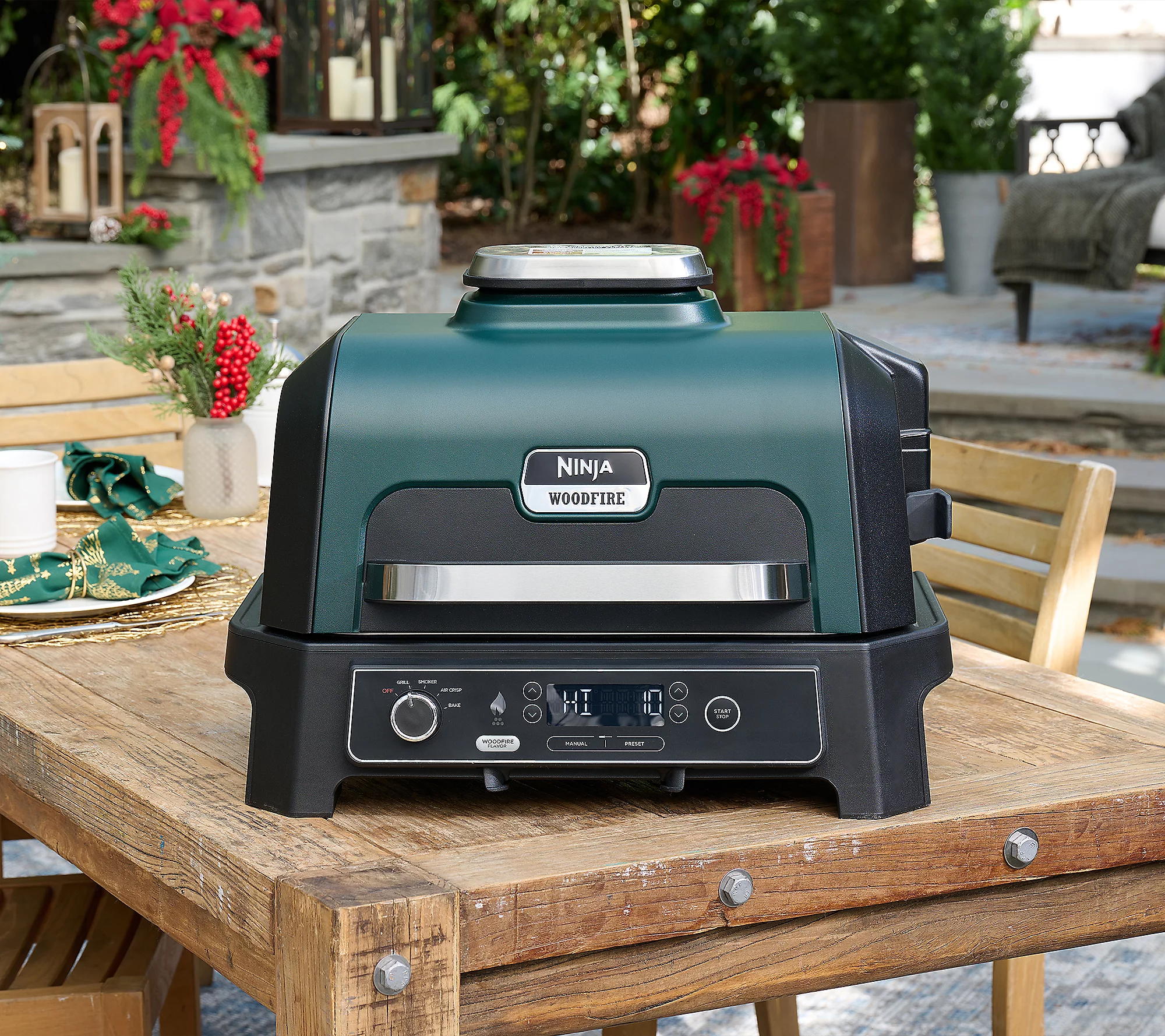 💥Clearance Sale✨Woodfire Pro XL Outdoor Electric Smoker & AirFry Gril