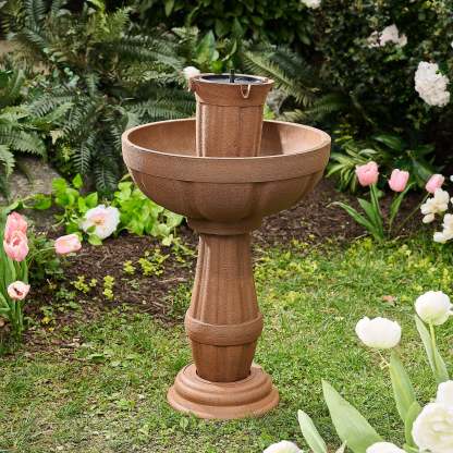 💝𝗧𝗼𝗱𝗮𝘆'𝘀 𝗦𝗽𝗲𝗰𝗶𝗮𝗹𝘀💝Bernini Bari 5-in-1 Cordless Fluted Fountain with Timer