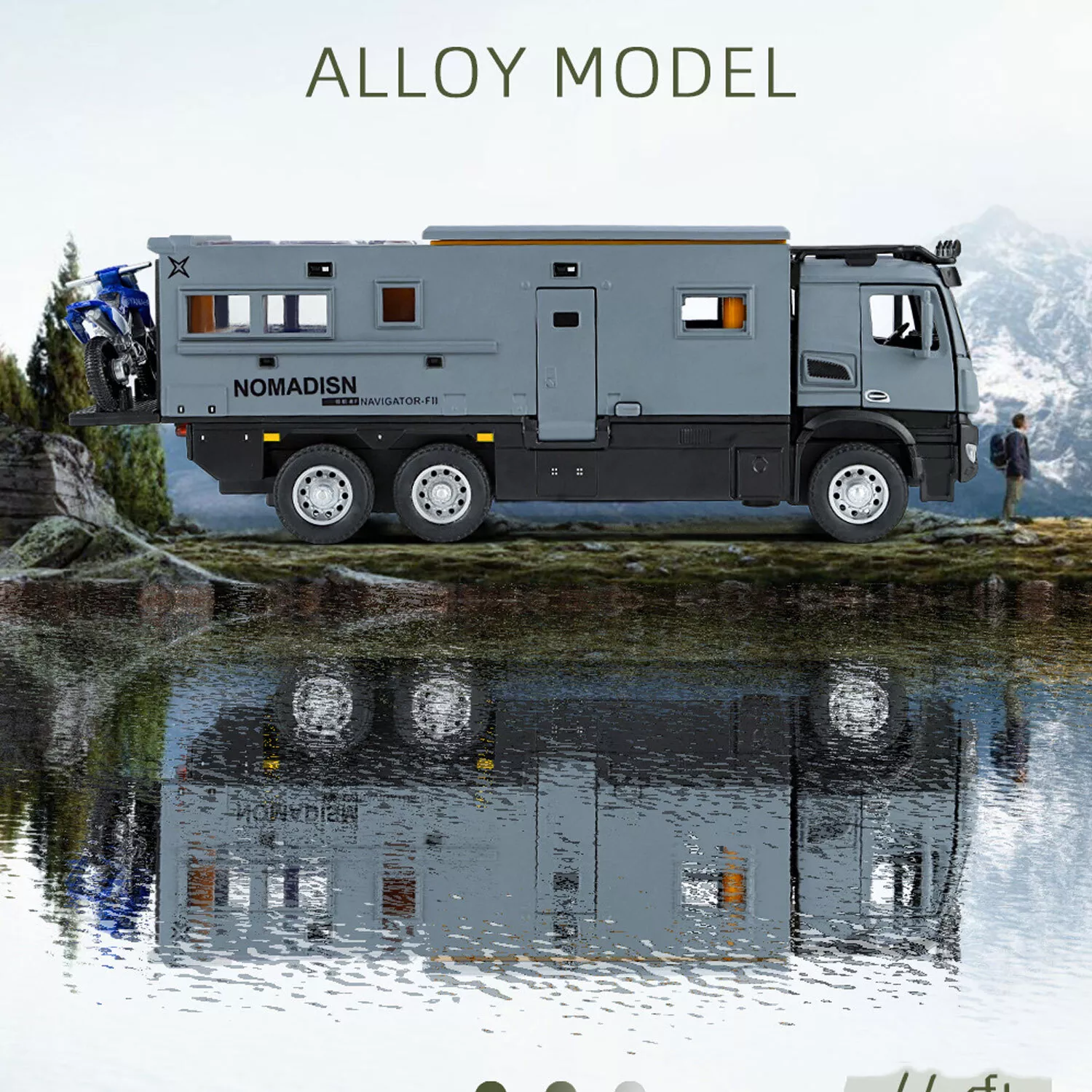 💝𝗧𝗼𝗱𝗮𝘆'𝘀 𝗦𝗽𝗲𝗰𝗶𝗮𝗹𝘀💝Buy 2 Get 2 Free🛻Extended alloy simulation camping vehicle truck