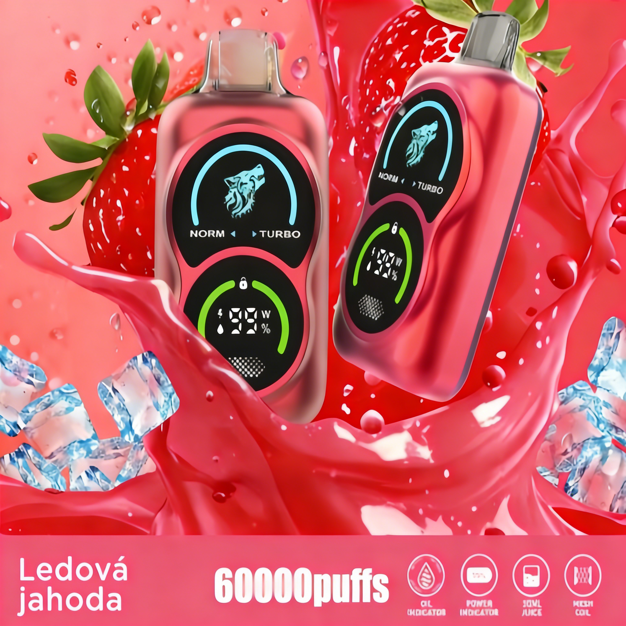 BUG 60000 Puffs Forest Wolf jednorázová e-cigareta