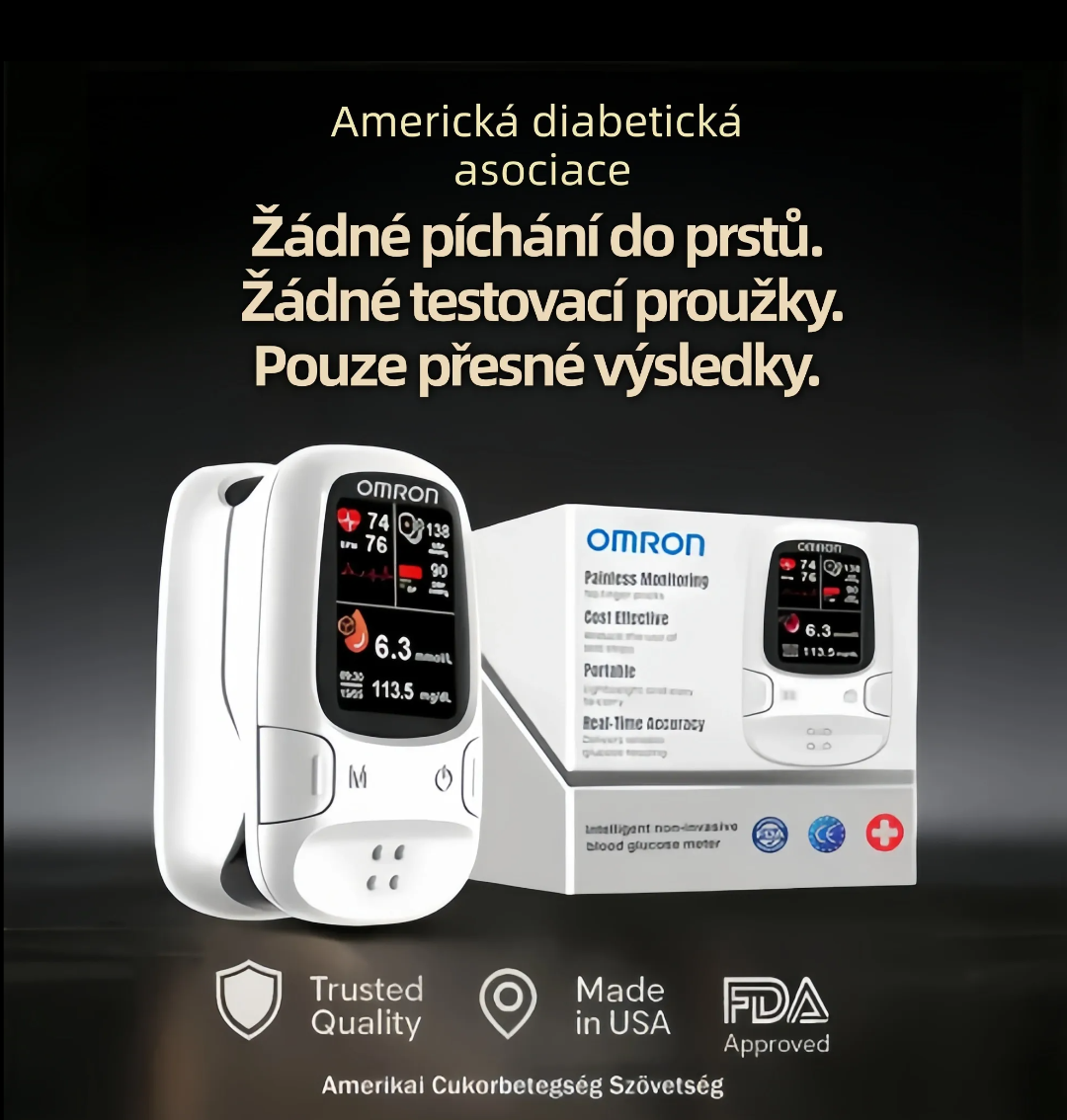 ✅OMR0N™ představuje nově uvedený neinvazivní chytrý glukometr 🔥 Vyrobeno v USA 🔥