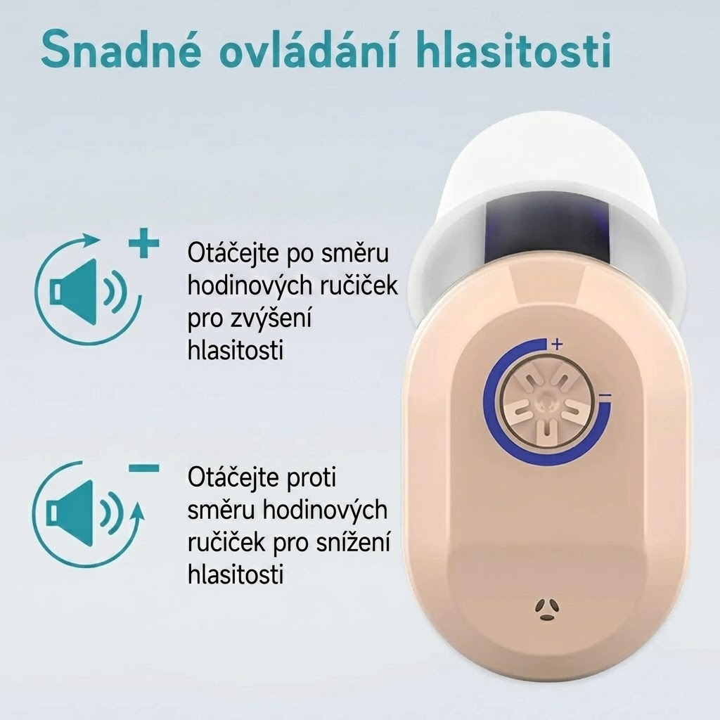 Nabíjecí zesilovač zvuku pro seniory, zesilovač hlasu a osobní audio zesilovač, s dvojitým mikrofonem pro lepší lokalizaci zvuku, vhodný pro sledování televize a konverzace (2 kusy)