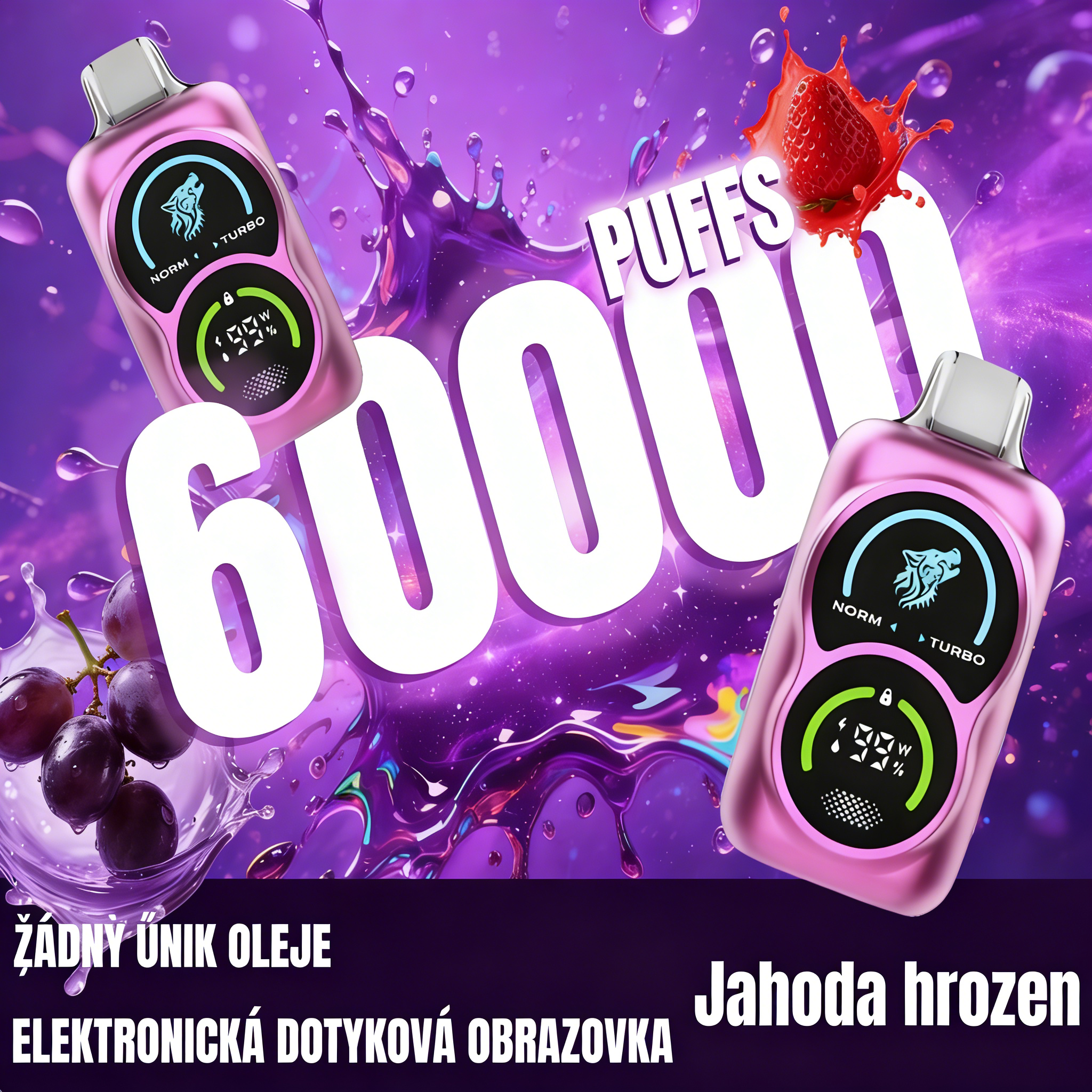 BUG 60000 Puffs Forest Wolf jednorázová e-cigareta