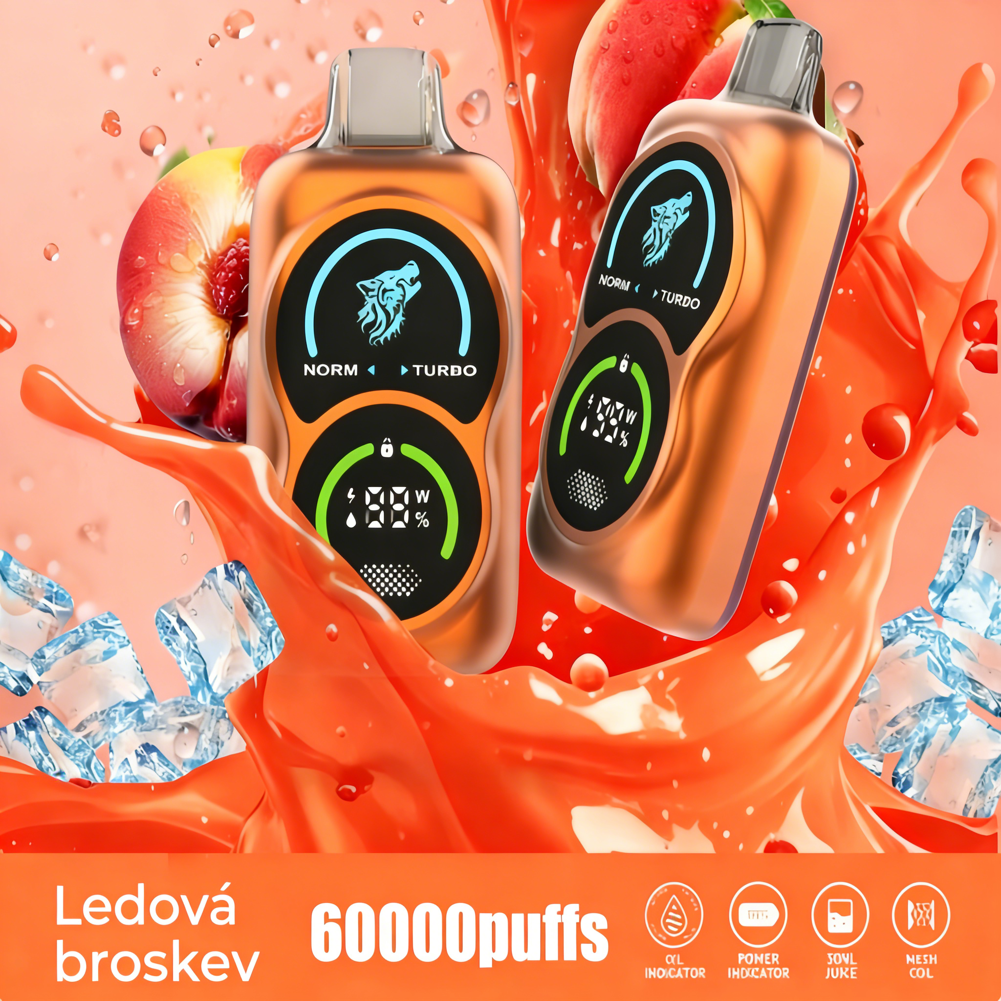 BUG 60000 Puffs Forest Wolf jednorázová e-cigareta