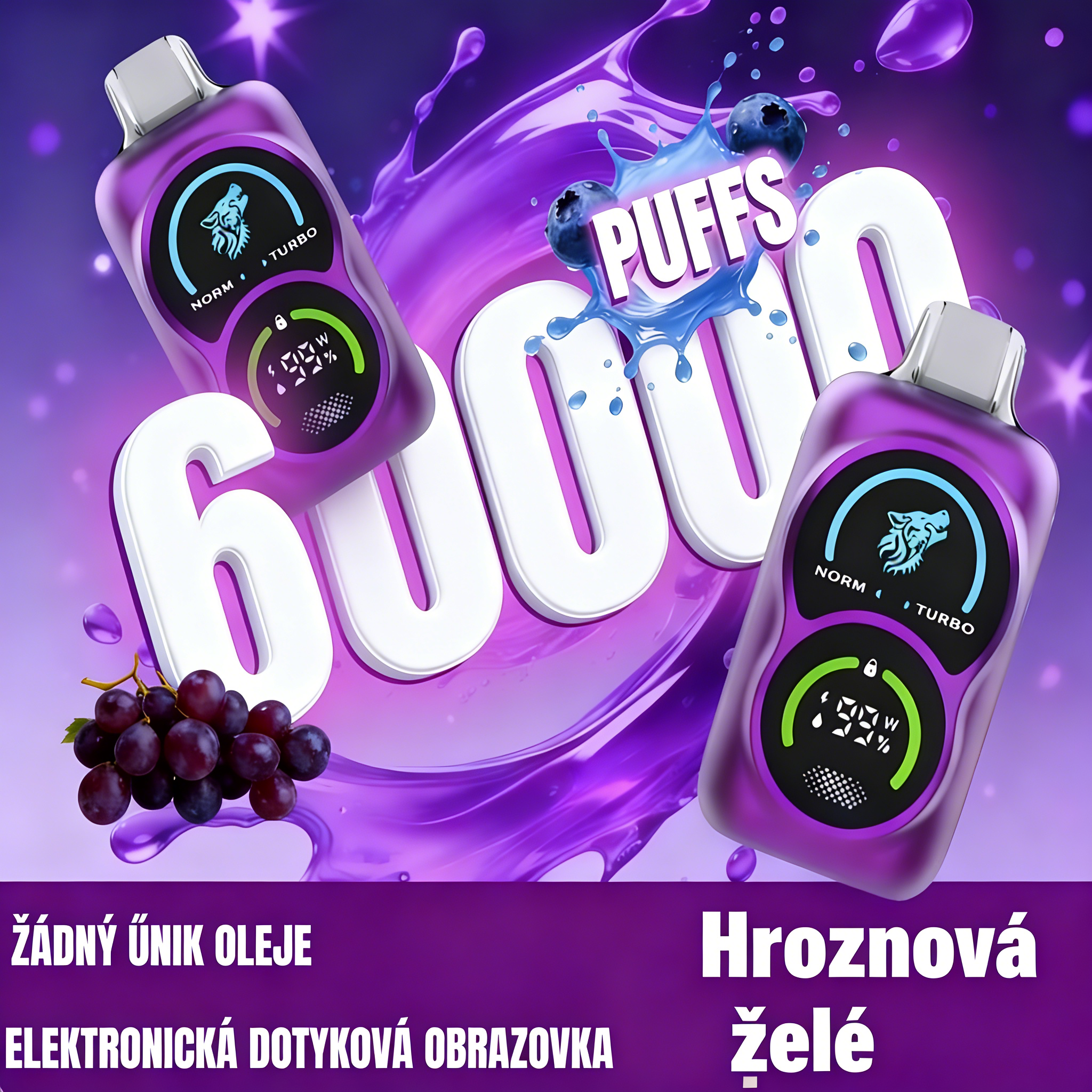 BUG 60000 Puffs Forest Wolf jednorázová e-cigareta