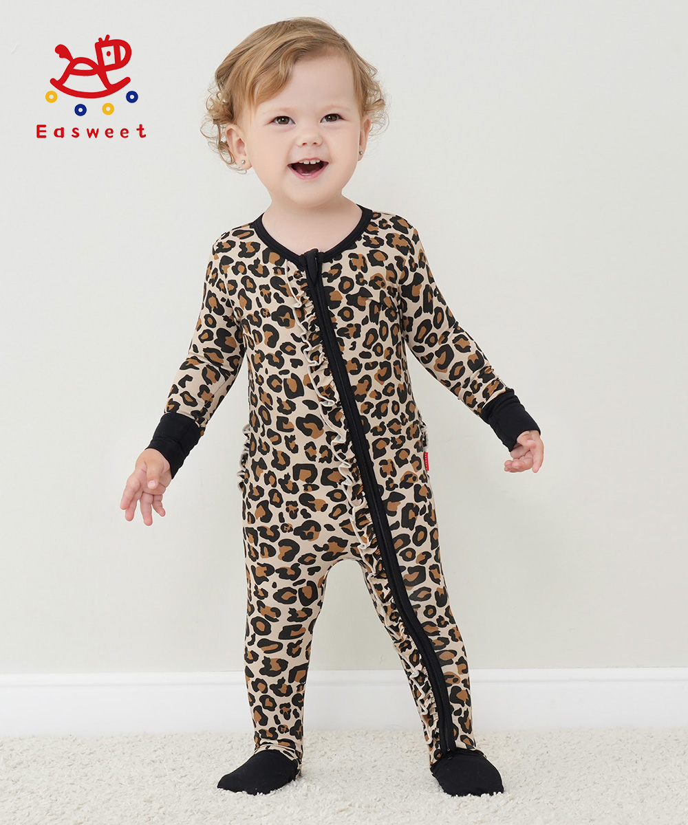 EASWEET Long Sleeve Fold- Over Footies- Cool & Usefully