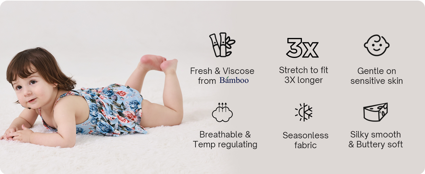 Bamboo Viscose Toddler Dresses