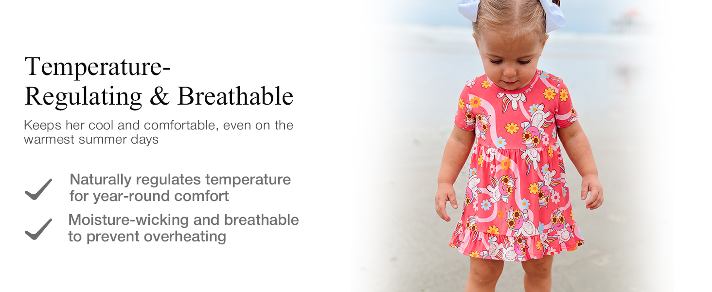 EASWEET Baby Girl Bodysuit Dress