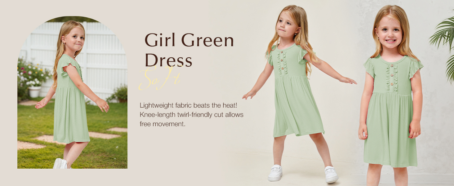 Bamboo viscose Toddler Girls Dress