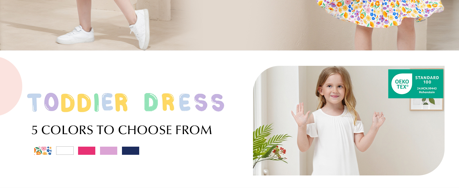 Bamboo viscose Toddler Girls Dress