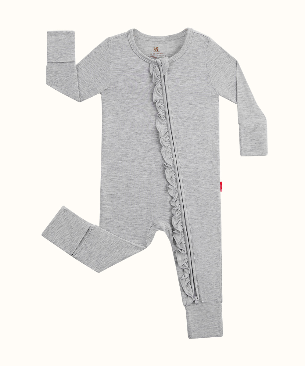 Toddlers Bamboo Fold- Over Footie Pajamas