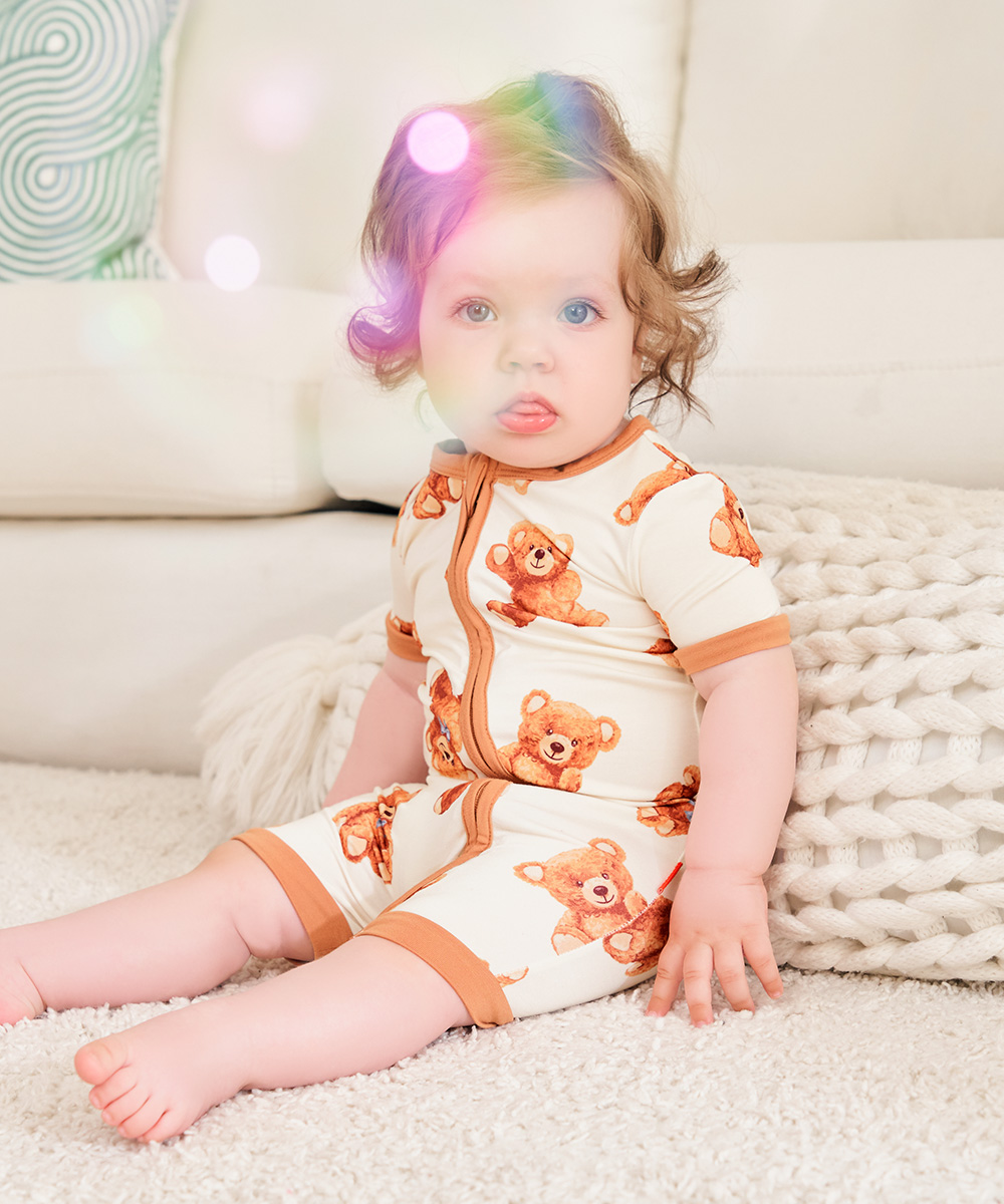 Bamboo Toddler Soft Shorts Rompers