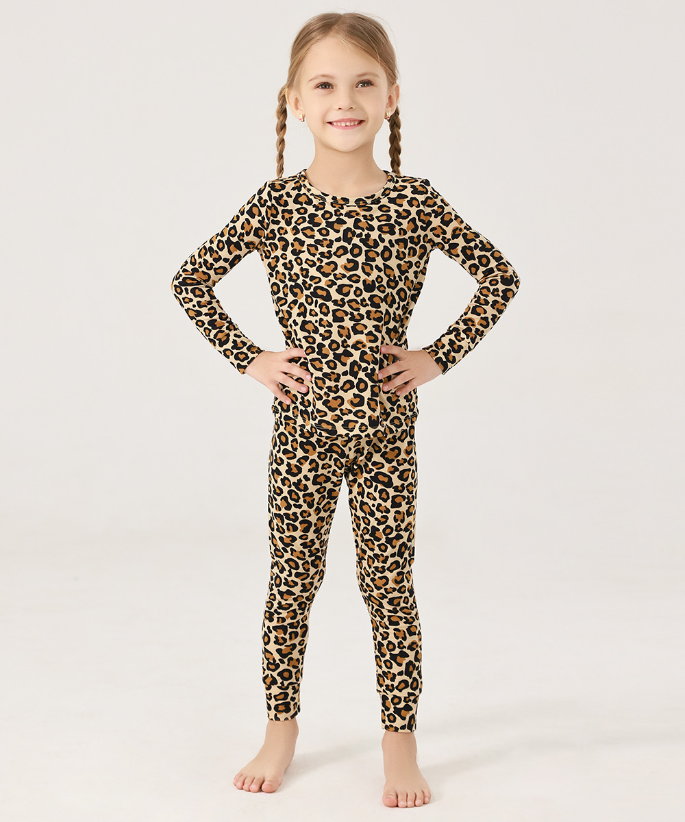 Girls Bamboo 2-Piece Pajama Sets
