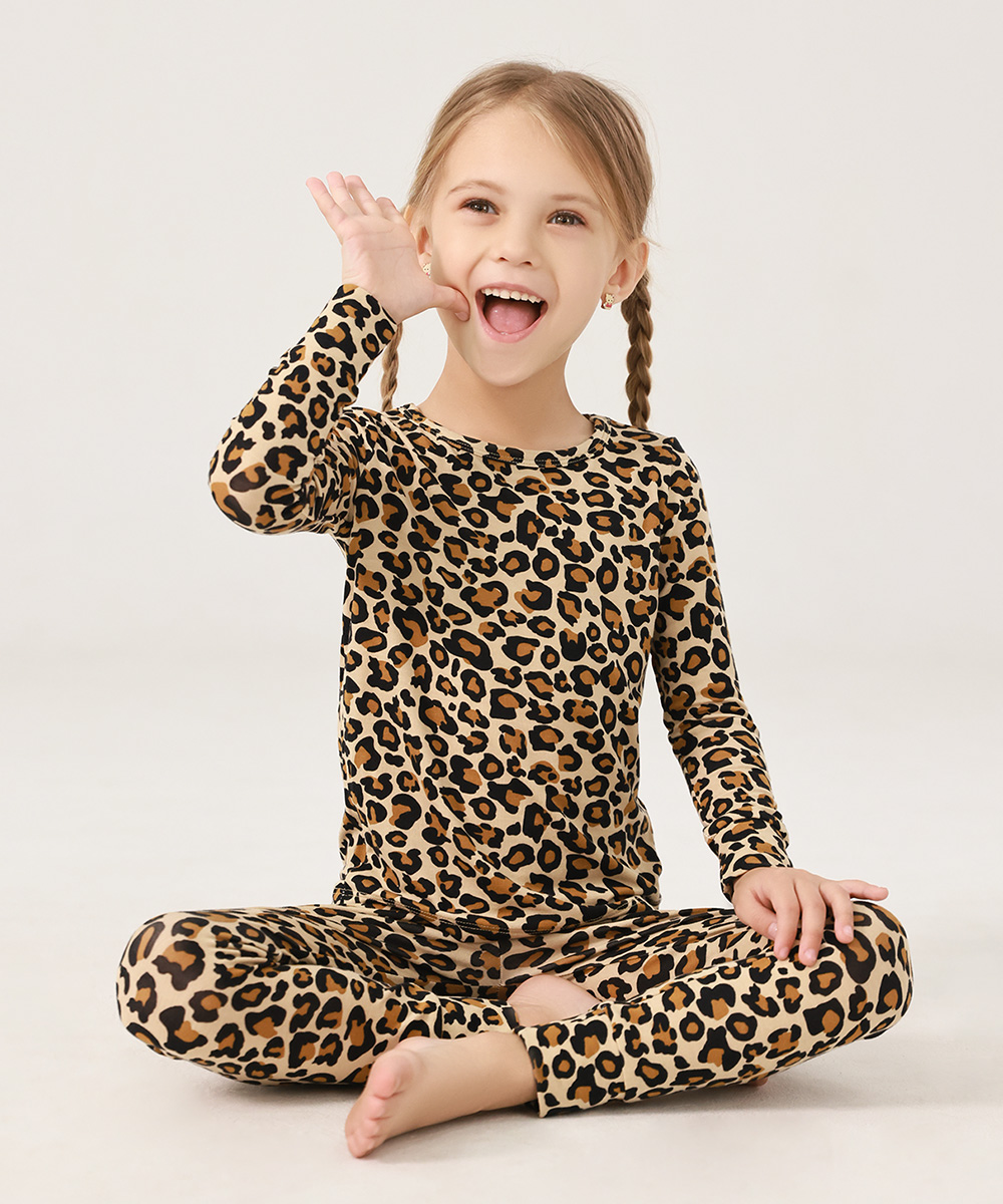 Girls Bamboo 2-Piece Pajama Sets